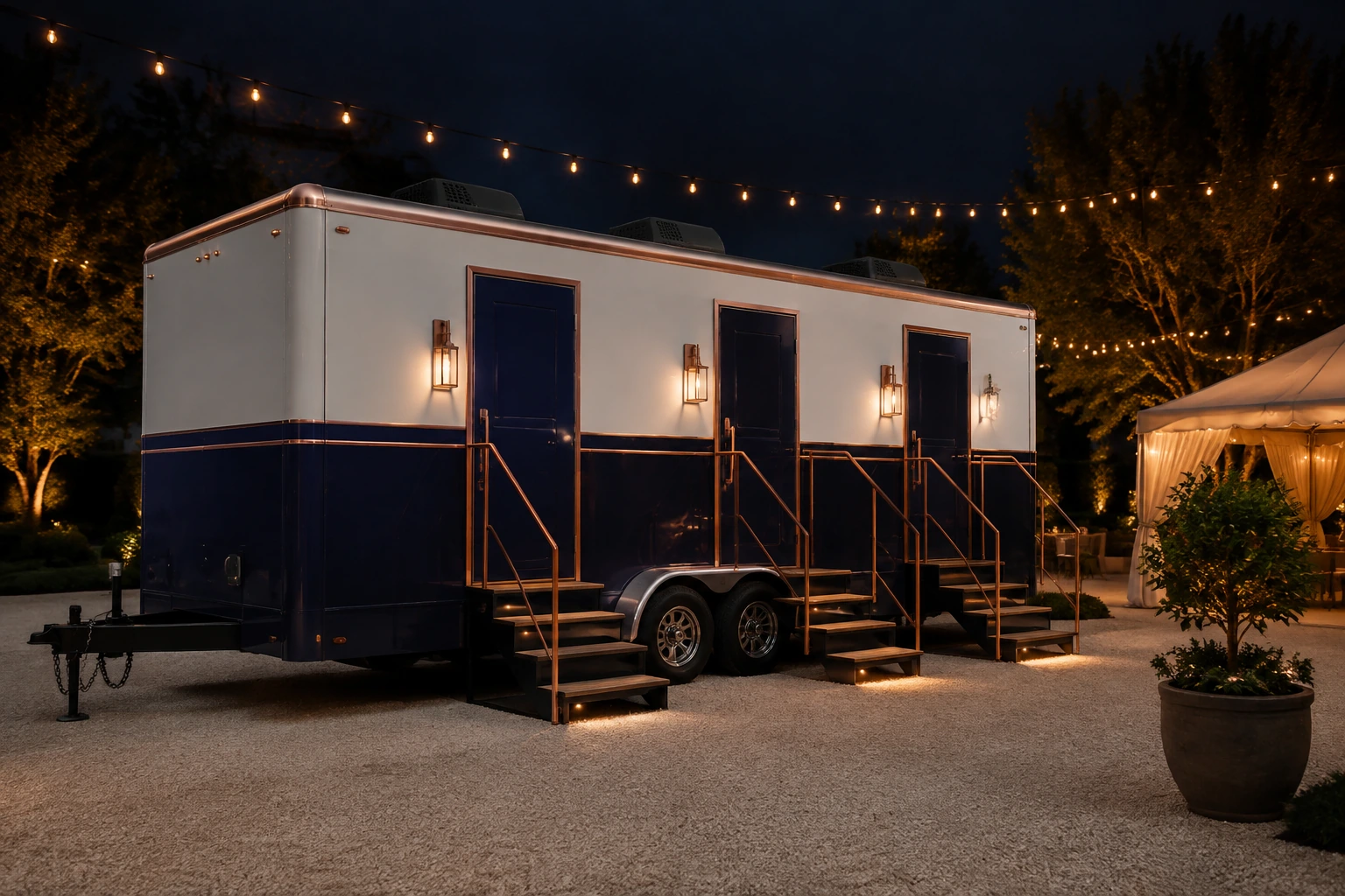 Portable restroom rental planning for Cedar Hill, TN